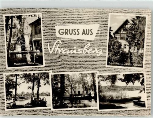 Strausberg Wesendahler Mühle Fähre Spitzmühle Jugendherberge Käthe Kollwitz
