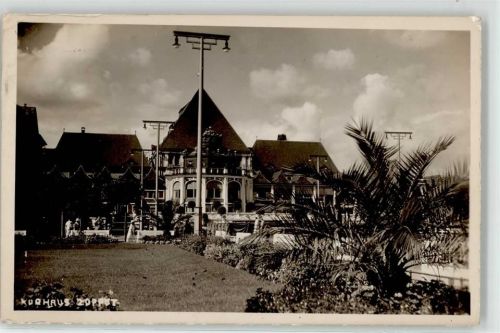 Zoppot 1939 Gasthaus Kurhaus