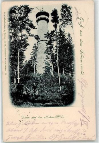 Zell 1900 Turm Hohen Möhr