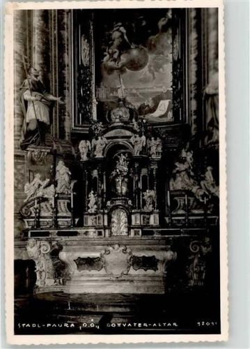 Stadl-Paura Kirche innen Gottvater Altar