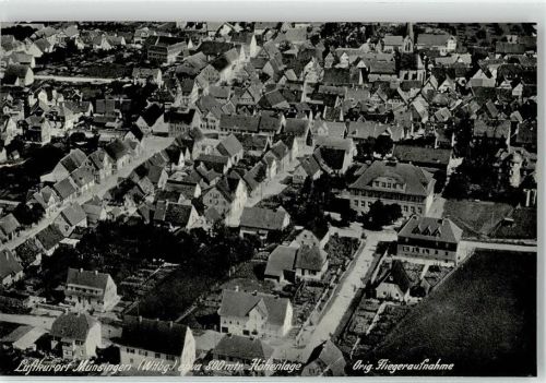 Münsingen Fliegeraufnahme