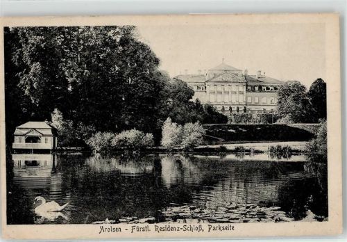 34454 W3548 Arolsen - Schloss Parkseite