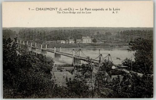 Chaumont-sur-Loire Brücke über die Loire