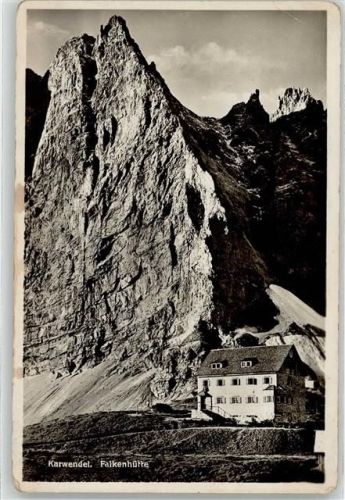 Falkenhütte Berghütte Karwendel Spielisjoch Hüttenstempel