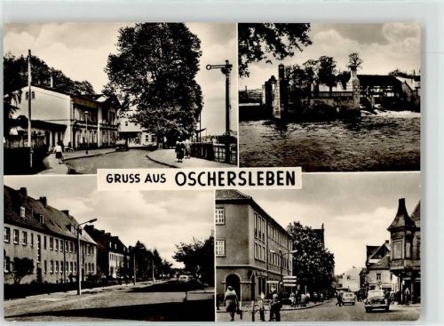 Oschersleben Bahnhof Wehr Bode Philipp Müller Straße Halbstädter Straße