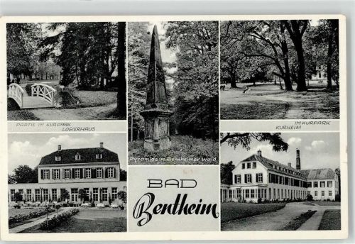 Bad Bentheim Kurpark Logierhaus Pyramide Bentheimer Wald Kurheim
