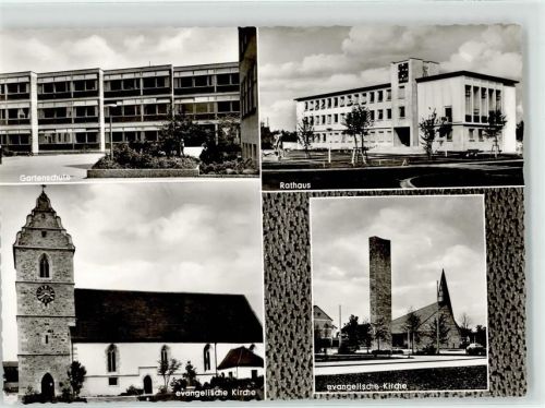 Wendlingen Gartenschule Rathaus Kirche