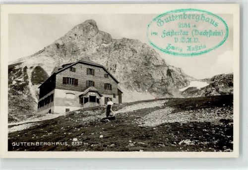 Guttenberghaus Berghütte Hüttenstempel