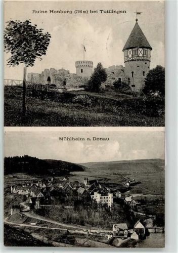 78570 W7202 Mühlheim an der Donau - Ruine Honburg Tuttlingen