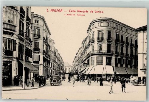 Malaga Calle Marques de Larios Oldtimer