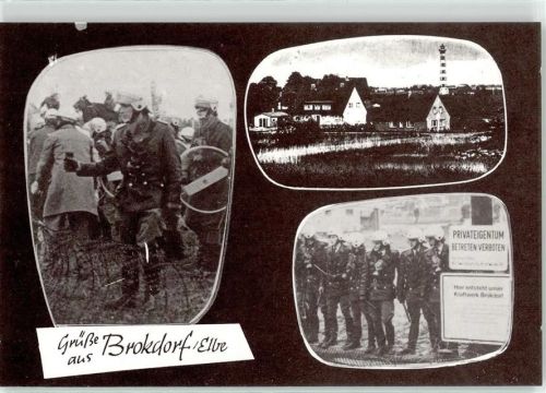 Brokdorf Absicherung einer Baustelle