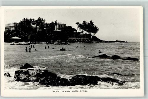 Dehiwala-Mount Lavinia Tucks Postkarte Real Photograph Mount Lavinia Hotel