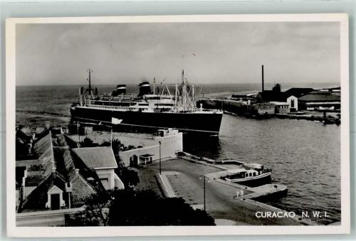 Willemstad West Indische Inseln Curacao Entrance to harbor