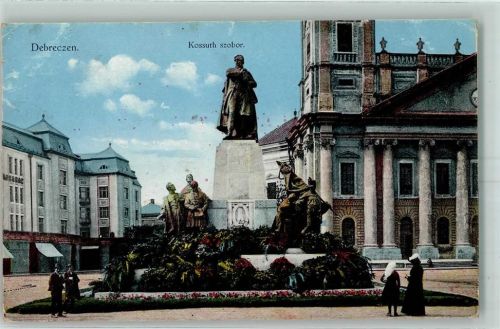 Debrecen Debreczin 1914 - Kossuth szobor