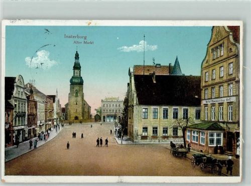 Insterburg 1915 Ostpreußen Alter Markt