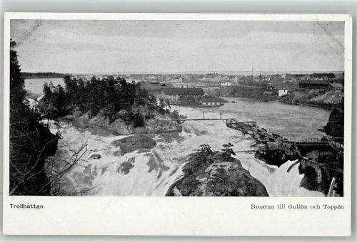 Trollhättan Broarna till Gullön och Toppon