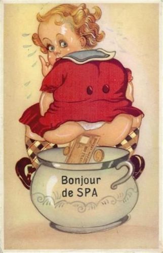 Spa Spa (Belgien) Leporello I-II (fleckig RS)
