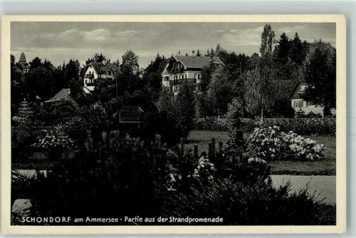 86938 W8913 Schondorf , Ammersee - Strandpromenade