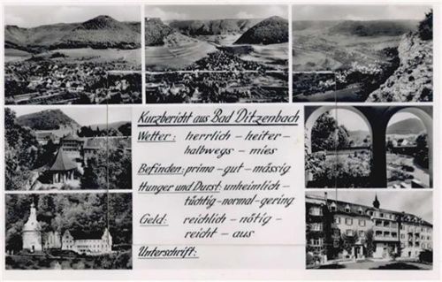 Bad Ditzenbach Bad Ditzenbach (7342) Leporello Mehrfachansicht I-II