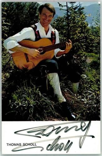 Thomas Scholl Autogramm origin. Unterschrift Gitarre