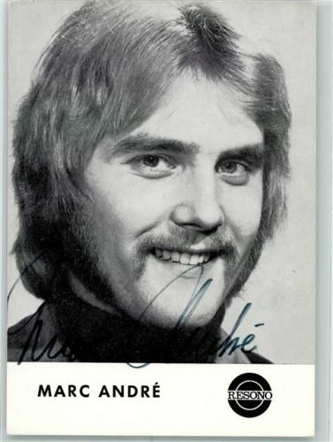 Marc Andre Autogramm origin. Unterschrift