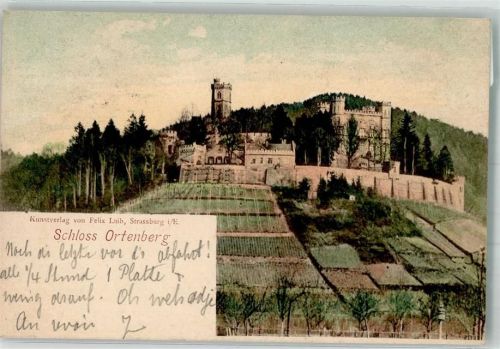 Ortenberg 1899 Schloss Ortenberg Verlag Felix Luib