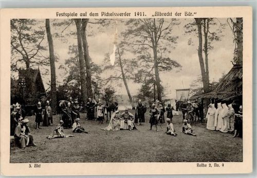 Spandau 1911 Pichelswerder Festspiele Abschürfung