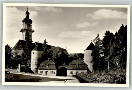 88471 W7958 Laupheim Foto AK Schloss