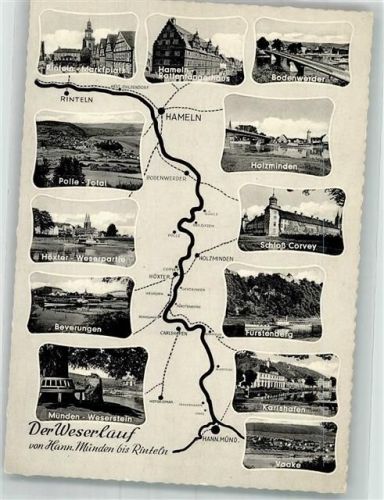 Polle Der Weserlauf von Hann. Münden bis Rinteln mit Anrainerorten Verlag Thoericht 23761