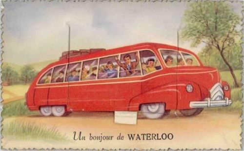 Waterloo Waterloo (Belgien) Leporello Omnibus II (kleiner Einriss bei Leporello-Abdeckung)