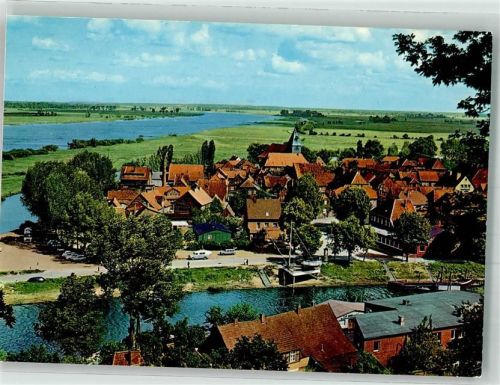 29456 W3139 Hitzacker Elbe Foto AK Elbe