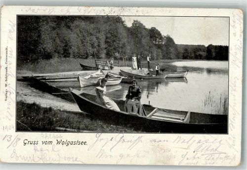 Korswandt 1904 Wolgastsee Ruderboote