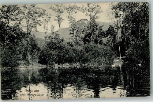 Wintzingerode 1910 Schloss Bodenstein Teich Ohmgebirge