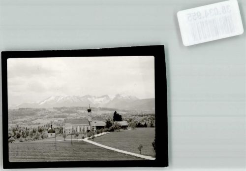 Irschenberg Wallfahrtskirche Foto Original aus Archiv eines Ansichtskartenverlages