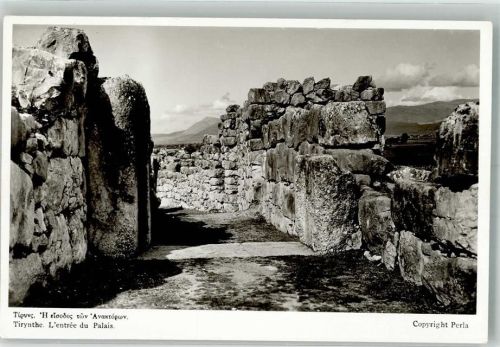 Tiryns Denkmal Antike Palais