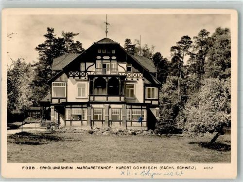 Gohrisch FDGB-Erholungsheim Margaretenhof Fotograf Hering