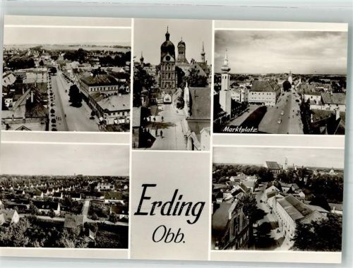 Erding Marktplatz Frauenkircherl Schöner Turm Innenstadtstraßen