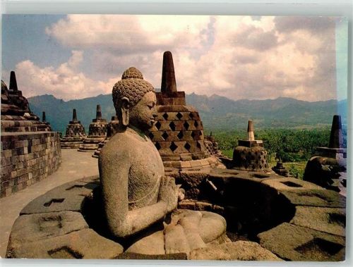 Java 1993 Denkmal Buddha Statue