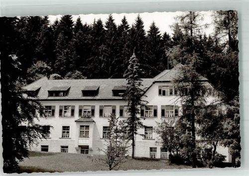 Überruh Sanatorium Heilstätte Überruh Foto Original aus Archiv eines Ansichtskartenverlages Ort handschriftlich