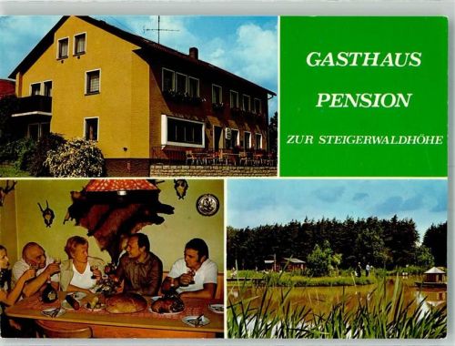 Burghaslach 1987 Gasthaus Pension zur Stiegerwaldhöhe