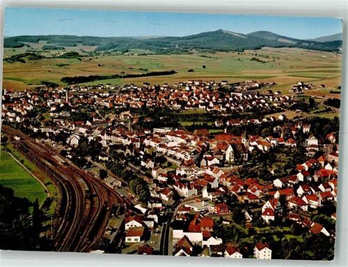 Hünfeld 1979 Fliegeraufnahme