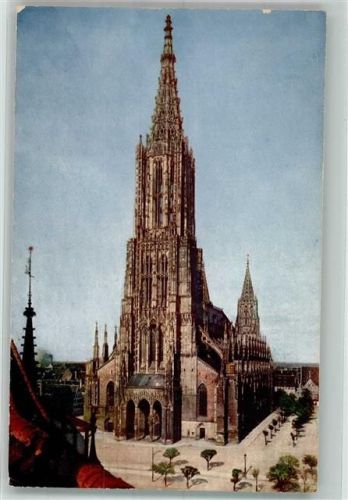 Ulm Hildenbrand Hans um 1910 - 25 Münster 161 m hoch Novatis Nr. 1275