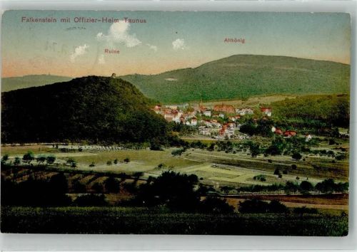 Falkenstein 1911 Burg Ruine