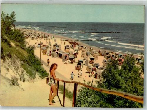 Koserow 1963 Schwimmbad Strand