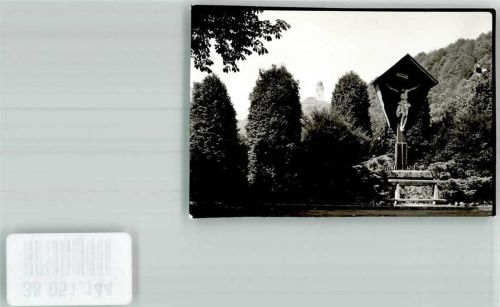 Stühlingen Feldkreuz Foto Original aus Archiv eines Ansichtskartenverlages Ort handschriftlich