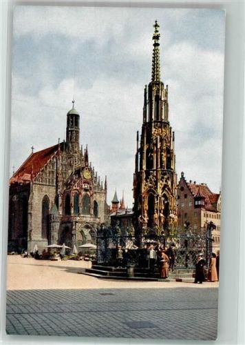 Nürnberg Hildenbrand Hans um 1910 - 25 Schöner Brunnen F.Ph.G. 3308