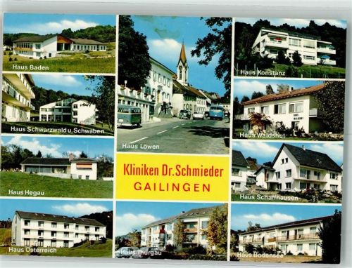 Gailingen Krankenhaus Dr. Schmieder Auto Omnibus
