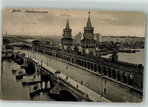 Friedrichshain 1921 Oberbaumbrücke