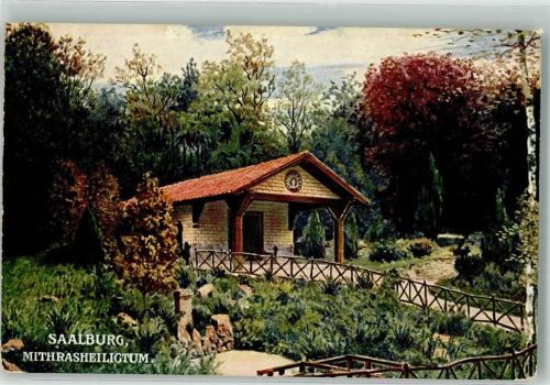 Saalburg Mithrasheiligtum Künstlerkarte Nr. 2007 A