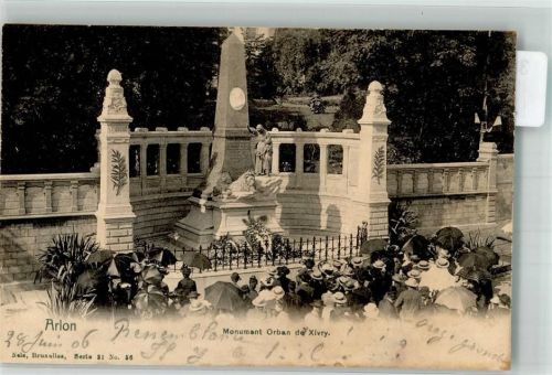 Arlon 1906 Denkmal Orban de Xivry